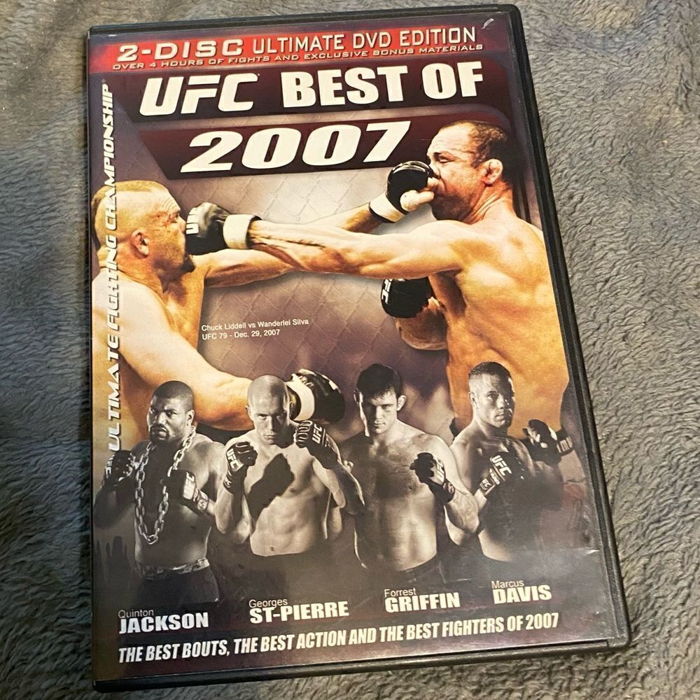 UFC best of 2007 2disc dvd set